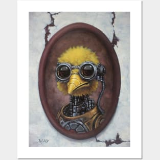 Cyborg Bird | Bird Future | Muppet Robot | Robot Birds | Bird Machine Posters and Art